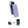 MARSİLYAN™- iPhone 11 Kılıf İz Işık Koleksiyonu - Şeffaf 360 Full Body Arka Koruyucu + Kamera Lens Koruma Cam - SF