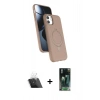 MARSİLYAN™- iPhone 11 Kılıf İz Işık Koleksiyonu - Şeffaf 360 Full Body Arka Koruyucu + Kamera Lens Koruma Cam - SF