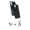 MARSİLYAN™- iPhone 11 Kılıf İz Işık Koleksiyonu - Şeffaf Pasifik Cam Ekran Koruyucu + Pers Alüminyum Kamera Lens - GI