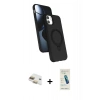 MARSİLYAN™- iPhone 11 Kılıf İz Işık Koleksiyonu - Şeffaf Pasifik Cam Ekran Koruyucu + Pers Alüminyum Kamera Lens - GD