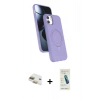 MARSİLYAN™- iPhone 11 Kılıf İz Işık Koleksiyonu - Şeffaf Pasifik Cam Ekran Koruyucu + Pers Alüminyum Kamera Lens - GD