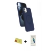 MARSİLYAN™- iPhone 11 Kılıf İz Işık Koleksiyonu - Şeffaf Pasifik Cam Ekran Koruyucu + Rainbow Kamera Lens Koruma Cam - KI
