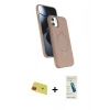 MARSİLYAN™- iPhone 11 Kılıf İz Işık Koleksiyonu - Şeffaf Pasifik Cam Ekran Koruyucu + Rainbow Kamera Lens Koruma Cam - KI