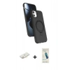 MARSİLYAN™- iPhone 11 Kılıf İz Işık Koleksiyonu - Şeffaf Pasifik Cam Ekran Koruyucu + Renkli Kamera Lens Koruma Cam - SI