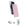 MARSİLYAN™- iPhone 11 Kılıf İz Işık Koleksiyonu - Şeffaf Pasifik Cam Ekran Koruyucu + Pers Alüminyum Kamera Lens - YL