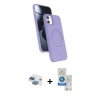 MARSİLYAN™- iPhone 11 Kılıf İz Işık Koleksiyonu - Şeffaf Royal Nano Ekran Koruyucu + Pers Alüminyum Kamera Lens - GI