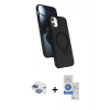 MARSİLYAN™- iPhone 11 Kılıf İz Işık Koleksiyonu - Şeffaf Royal Nano Ekran Koruyucu + Pers Alüminyum Kamera Lens - GI