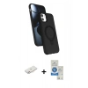 MARSİLYAN™- iPhone 11 Kılıf İz Işık Koleksiyonu - Şeffaf Royal Nano Ekran Koruyucu + Renkli Kamera Lens Koruma Cam - PE