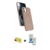 MARSİLYAN™- iPhone 11 Kılıf İz Işık Koleksiyonu - Şeffaf Royal Nano Ekran Koruyucu + Rainbow Kamera Lens Koruma Cam - KI