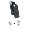 MARSİLYAN™- iPhone 11 Kılıf İz Işık Koleksiyonu - Şeffaf Uv Polymer Nano Ekran Koruyucu + Pers Alüminyum Kamera Lens - GI