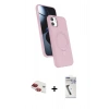 MARSİLYAN™- iPhone 11 Kılıf İz Işık Koleksiyonu - Şeffaf Uv Polymer Nano Ekran Koruyucu + Pers Alüminyum Kamera Lens - KI
