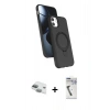 MARSİLYAN™- iPhone 11 Kılıf İz Işık Koleksiyonu - Şeffaf Uv Polymer Nano Ekran Koruyucu + Pers Alüminyum Kamera Lens - YL