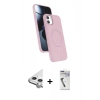 MARSİLYAN™- iPhone 11 Kılıf İz Işık Koleksiyonu - Şeffaf Uv Polymer Nano Ekran Koruyucu + Raze Metal Kamera Lens - GS