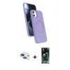 MARSİLYAN™- iPhone 11 Kılıf İz Işık Koleksiyonu - Siyah 360 Mat Full Body Arka Koruyucu + Pers Alüminyum Kamera Lens - LT