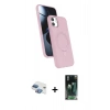 MARSİLYAN™- iPhone 11 Kılıf İz Işık Koleksiyonu - Siyah 360 Mat Full Body Arka Koruyucu + Pers Alüminyum Kamera Lens - GI