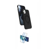 MARSİLYAN™- iPhone 11 Kılıf İz Işık Koleksiyonu - Siyah 3D Antistatik Cam Ekran Koruyucu