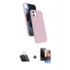MARSİLYAN™- iPhone 11 Kılıf İz Işık Koleksiyonu - Siyah 3D Antistatik Mat Seramik Nano Ekran Koruyucu + Kamera Lens Koruma Cam - SF