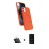 MARSİLYAN™- iPhone 11 Kılıf İz Işık Koleksiyonu - Siyah 6D Antistatik Mat Seramik Hayalet Nano Ekran Koruyucu + Kamera Lens Koruma Cam - SF