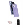 MARSİLYAN™- iPhone 11 Kılıf İz Işık Koleksiyonu - Siyah 6D Antistatik Mat Seramik Hayalet Nano Ekran Koruyucu + Pers Alüminyum Kamera Lens - KI