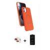 MARSİLYAN™- iPhone 11 Kılıf İz Işık Koleksiyonu - Siyah 6D Antistatik Mat Seramik Hayalet Nano Ekran Koruyucu + Pers Alüminyum Kamera Lens - KI