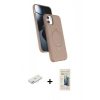 MARSİLYAN™- iPhone 11 Kılıf İz Işık Koleksiyonu - Siyah 6D Mat Seramik Hayalet Nano Ekran Koruyucu + Renkli Kamera Lens Koruma Cam - PE
