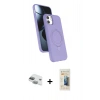 MARSİLYAN™- iPhone 11 Kılıf İz Işık Koleksiyonu - Siyah 6D Mat Seramik Hayalet Nano Ekran Koruyucu + Pers Alüminyum Kamera Lens - YL