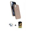 MARSİLYAN™- iPhone 11 Kılıf İz Işık Koleksiyonu - Siyah Buffer Cam Ekran Koruyucu + Pers Alüminyum Kamera Lens - GI
