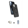 MARSİLYAN™- iPhone 11 Kılıf İz Işık Koleksiyonu - Siyah Joko Magic 5D Cam + Pers Alüminyum Kamera Lens - GD