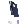 MARSİLYAN™- iPhone 11 Kılıf İz Işık Koleksiyonu - Siyah Joko Magic 5D Cam + Pers Alüminyum Kamera Lens - GD