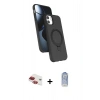MARSİLYAN™- iPhone 11 Kılıf İz Işık Koleksiyonu - Siyah Joko Magic 5D Cam + Pers Alüminyum Kamera Lens - KI
