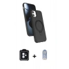 MARSİLYAN™- iPhone 11 Kılıf İz Işık Koleksiyonu - Siyah Joko Magic 5D Cam + PVD Metal Kamera Lens - MI