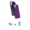 MARSİLYAN™- iPhone 11 Kılıf İz Işık Koleksiyonu - Siyah Joko Magic 5D Cam + Pers Alüminyum Kamera Lens - GI