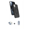 MARSİLYAN™- iPhone 11 Kılıf İz Işık Koleksiyonu - Siyah Joko Magic 5D Cam + Pers Alüminyum Kamera Lens - GI