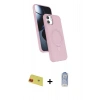 MARSİLYAN™- iPhone 11 Kılıf İz Işık Koleksiyonu - Siyah Joko Magic 5D Cam + Rainbow Kamera Lens Koruma Cam - KI