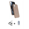 MARSİLYAN™- iPhone 11 Kılıf İz Işık Koleksiyonu - Siyah Joko Magic 5D Cam + Raze Metal Kamera Lens - GS