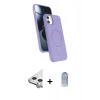 MARSİLYAN™- iPhone 11 Kılıf İz Işık Koleksiyonu - Siyah Joko Magic 5D Cam + Raze Metal Kamera Lens - GS