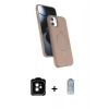 MARSİLYAN™- iPhone 11 Kılıf İz Işık Koleksiyonu - Siyah Joko Magic 5D Cam + PVD Metal Kamera Lens - TU