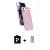MARSİLYAN™- iPhone 11 Kılıf İz Işık Koleksiyonu - Siyah Joko Magic 5D Cam + PVD Metal Kamera Lens - TU