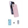 MARSİLYAN™- iPhone 11 Kılıf İz Işık Koleksiyonu - Siyah Joko Magic 5D Cam + Neon Fosforlu Kamera Lens - YL