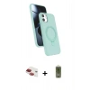 MARSİLYAN™- iPhone 11 Kılıf İz Işık Koleksiyonu - Siyah Joko Magic 5D Hayalet Cam + Pers Alüminyum Kamera Lens - KI
