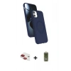 MARSİLYAN™- iPhone 11 Kılıf İz Işık Koleksiyonu - Siyah Joko Magic 5D Hayalet Cam + Pers Alüminyum Kamera Lens - KI