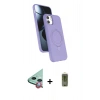 MARSİLYAN™- iPhone 11 Kılıf İz Işık Koleksiyonu - Siyah Joko Magic 5D Hayalet Cam + Raze Metal Kamera Lens - KI