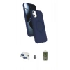 MARSİLYAN™- iPhone 11 Kılıf İz Işık Koleksiyonu - Siyah Joko Magic 5D Hayalet Cam + Pers Alüminyum Kamera Lens - LT
