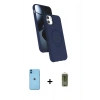 MARSİLYAN™- iPhone 11 Kılıf İz Işık Koleksiyonu - Siyah Joko Magic 5D Hayalet Cam + Neon Fosforlu Kamera Lens - MI