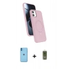 MARSİLYAN™- iPhone 11 Kılıf İz Işık Koleksiyonu - Siyah Joko Magic 5D Hayalet Cam + Neon Fosforlu Kamera Lens - MI