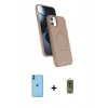 MARSİLYAN™- iPhone 11 Kılıf İz Işık Koleksiyonu - Siyah Joko Magic 5D Hayalet Cam + Neon Fosforlu Kamera Lens - MI