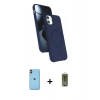 MARSİLYAN™- iPhone 11 Kılıf İz Işık Koleksiyonu - Siyah Joko Magic 5D Hayalet Cam + Neon Fosforlu Kamera Lens - TU