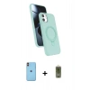 MARSİLYAN™- iPhone 11 Kılıf İz Işık Koleksiyonu - Siyah Joko Magic 5D Hayalet Cam + Neon Fosforlu Kamera Lens - TU