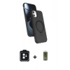 MARSİLYAN™- iPhone 11 Kılıf İz Işık Koleksiyonu - Siyah Joko Magic 5D Hayalet Cam + PVD Metal Kamera Lens - SH