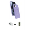 MARSİLYAN™- iPhone 11 Kılıf İz Işık Koleksiyonu - Siyah Joko Magic 5D Hayalet Cam + Pers Alüminyum Kamera Lens - YL